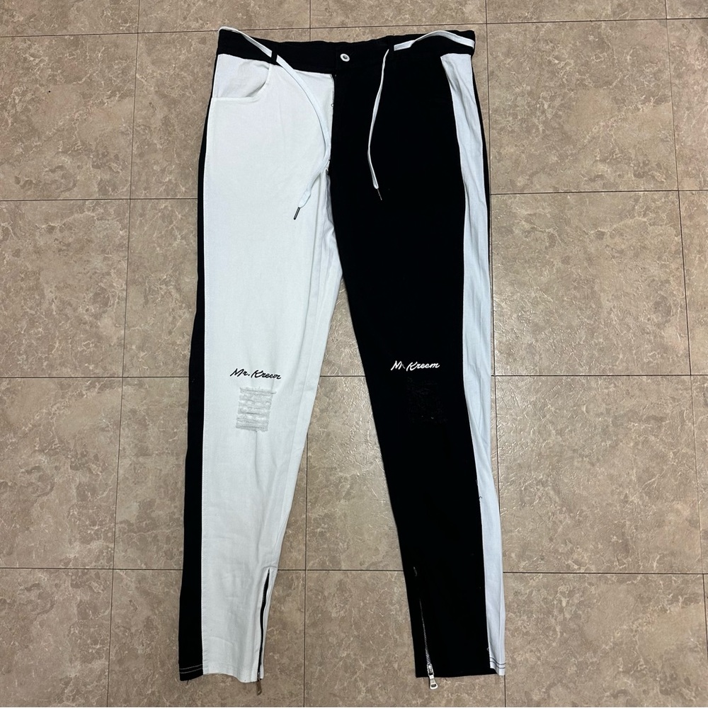 "Kreem" Double Color Street Jeans